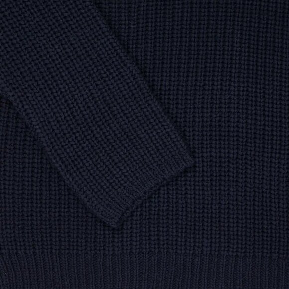 Our Legacy Big Piquet - Navy Chunky Cotton Rib - Picture 3 of 6